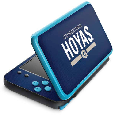 Georgetown University Hoyas Stripe Nintendo 2DS XL (2017) Skin